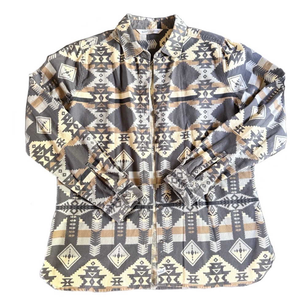 Woolrich Womens Southwestern Button Down Shirt